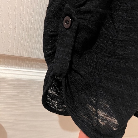 bebe black long top fit med-large - Picture 4 of 11